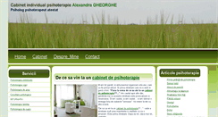 Desktop Screenshot of cabinetul-de-psihoterapie.ro